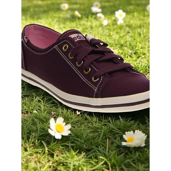 Keds Women's Rally Seasonal Solid Oxford Plum Purple New Gift Sz 6.5 Medium - Picture 11 of 11